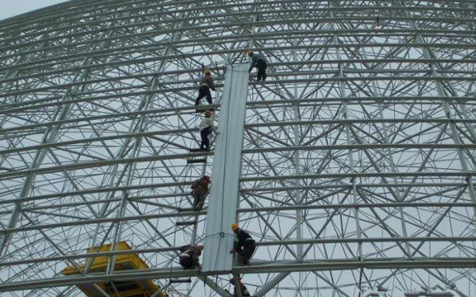 慈溪网架装配好以后应当留神哪八项验收事件