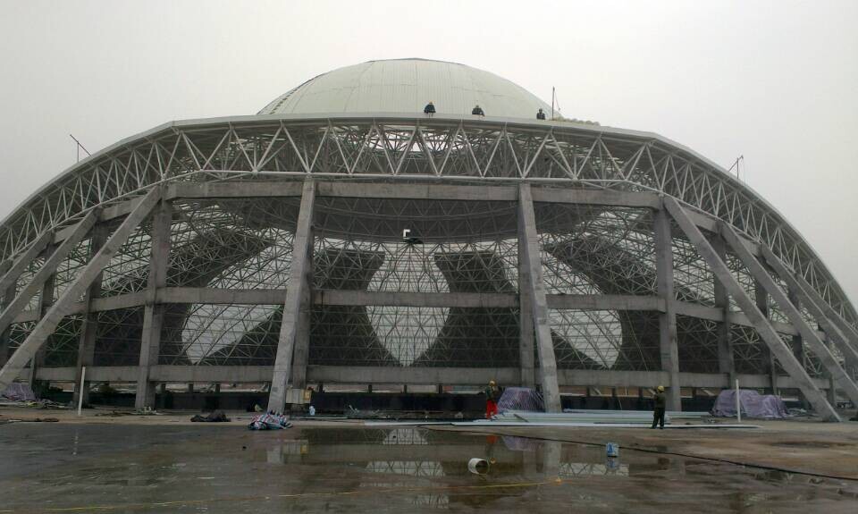 慈溪温泉馆网架工程